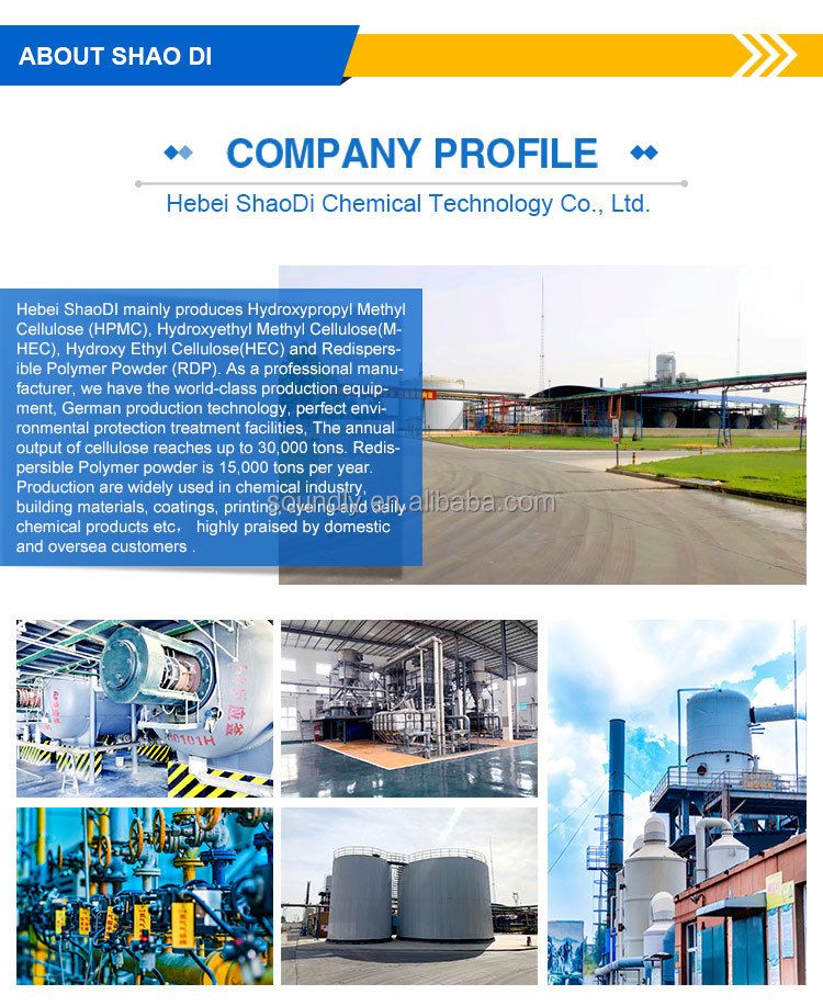 Factory 30 years HPMC Hydroxypropyl Methyl Cellulose tile adhesive repair mortars skim coat high quality HPMC