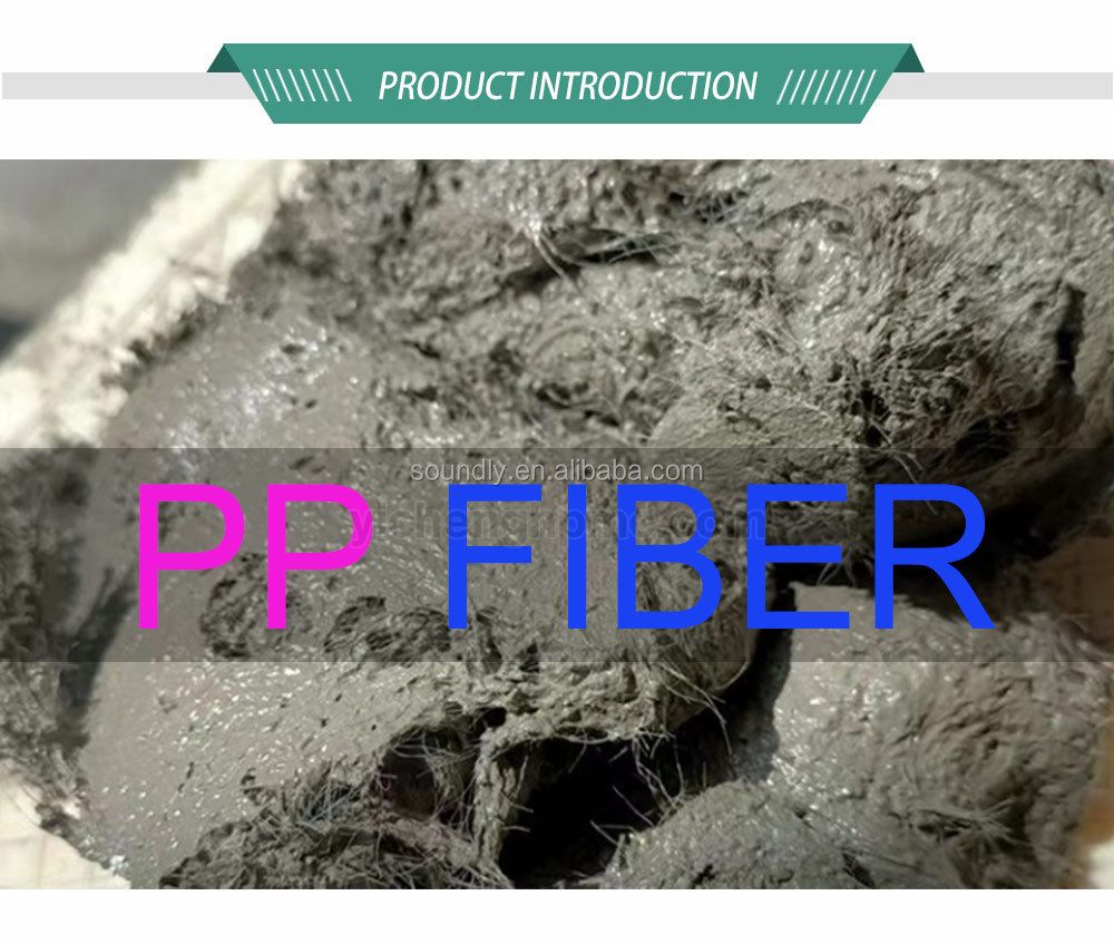 Chemical Polypropylene Fiber Fiber Concrete PP Fibers